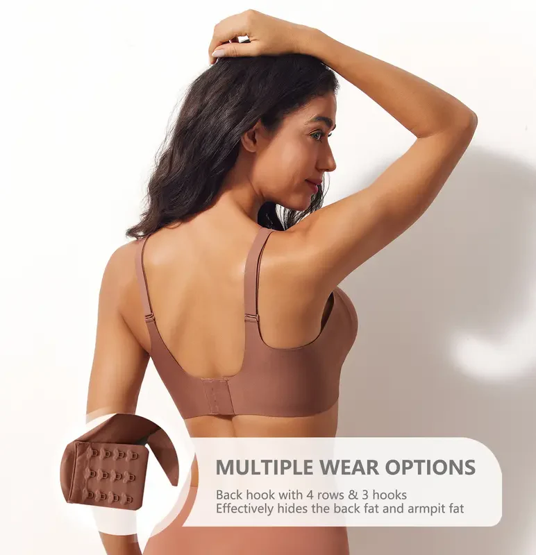 VRCÔMFY Kiss Bliss Wireless Bra - Comfort & Lift for Women (KB)