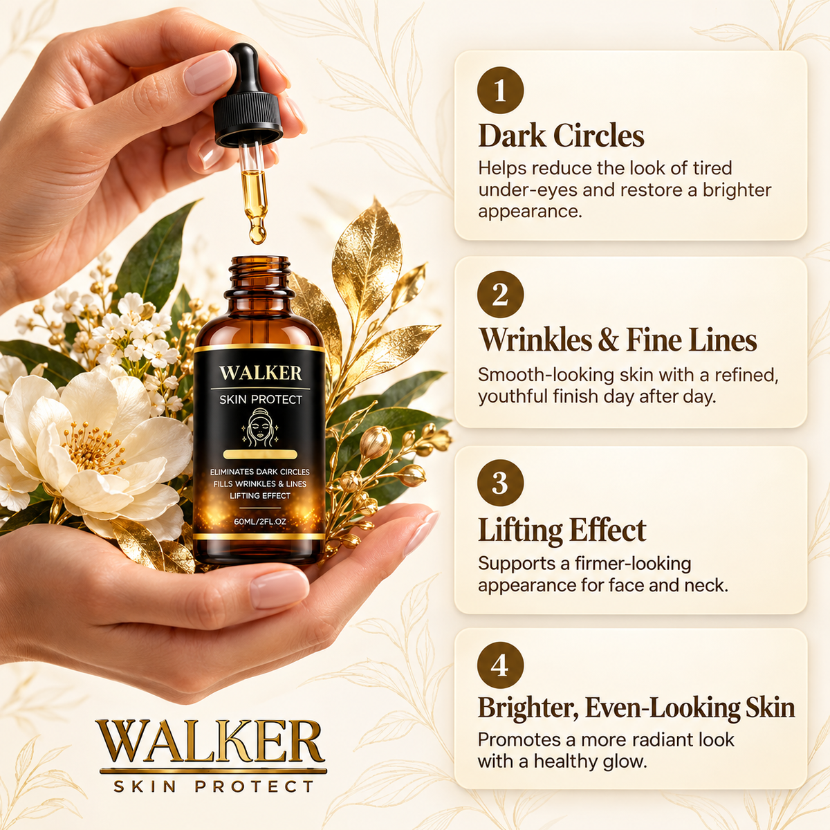 Walker Skin Protect® -  Target Dark Circles, Wrinkles & Fine Lines