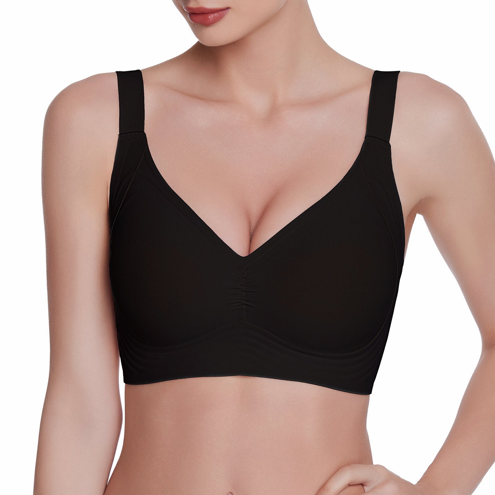 Women Wirefree Bras Full Coverage No Underwire Everyday Bras（OZB)