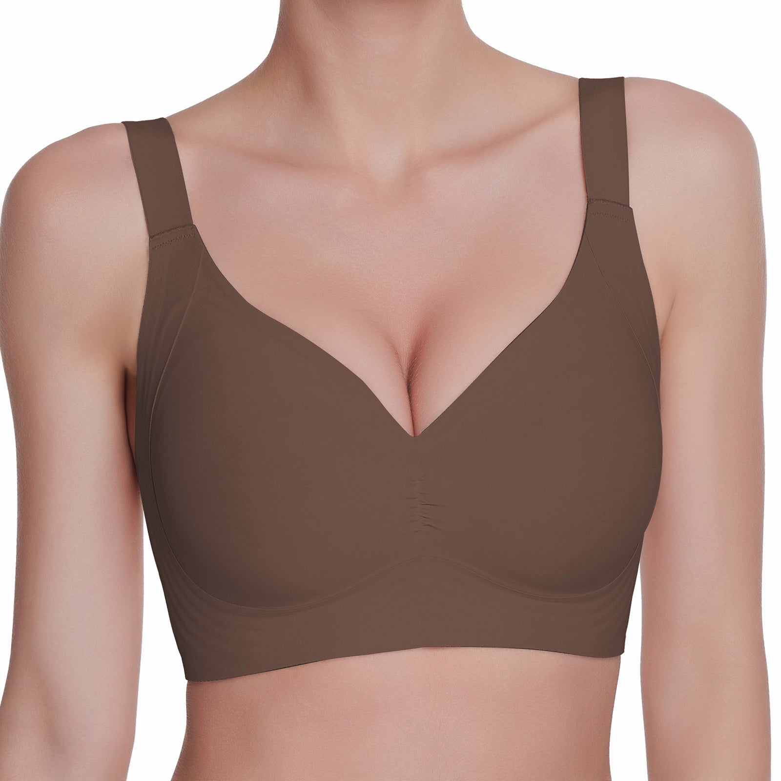 Women Wirefree Bras Full Coverage No Underwire Everyday Bras（OZB)